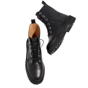 Madewell The Rayna Lace-Up Boot